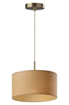 Adesso Lighting Harvest Pendant Light In Antique Brass