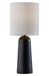 Adesso Lighting Callie Table Lamp In Black Ceramic