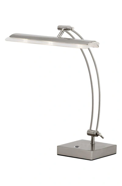 Adesso Lighting Esquire Led Desk Lamp In Brushed Steel