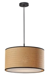 Adesso Lighting Harvest Large Pendant Light In Black