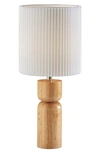 Adesso Lighting James Table Lamp In Natural Wood