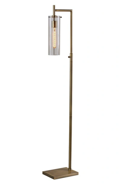 Adesso Lighting Dalton Floor Lamp In Antique Brass