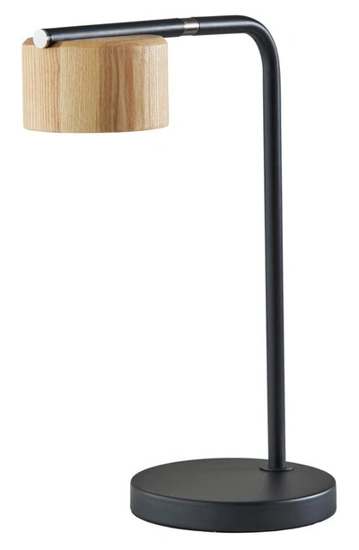 Adesso Lighting Roman Led Desk Lamp In Black