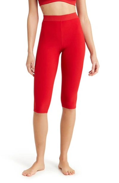 Alo Yoga Iconic '90s Alosoft High Waist Leggings In Classic Red