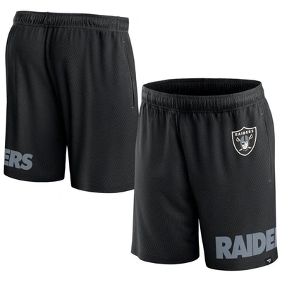 Fanatics Branded Black Las Vegas Raiders Clincher Shorts