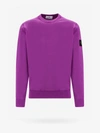 Stone Island Sweatshirt In Purple