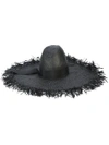 Gigi Burris Millinery Ete Woven Hat - Black