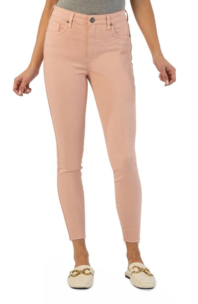 Swat Fame Kut From The Kloth Connie Fab Ab High Waist Ankle Skinny Jeans In Rose