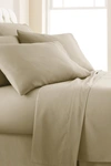 Southshore Fine Linens Southshore Essentials Double Brushed 100 Gsm Sheet Set In Warm Sand