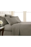 Southshore Fine Linens Southshore Essentials Double Brushed 100 Gsm Sheet Set In Dark Taupe