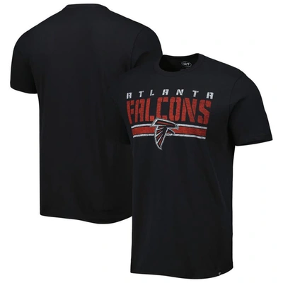 47 ' Black Atlanta Falcons Team Stripe T-shirt