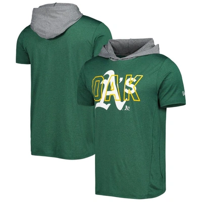 New Era Green Oakland Athletics Team Hoodie T-shirt