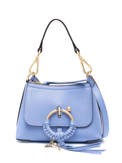 See By Chloé Joan Leather Crossbody Bag In Blue