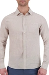 Report Collection Stretch Linen Dress Shirt