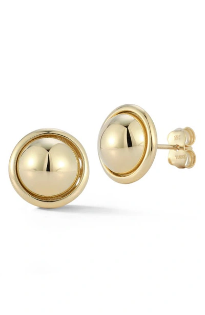 Ember Fine Jewelry 14k Yellow Gold Button Stud Earrings