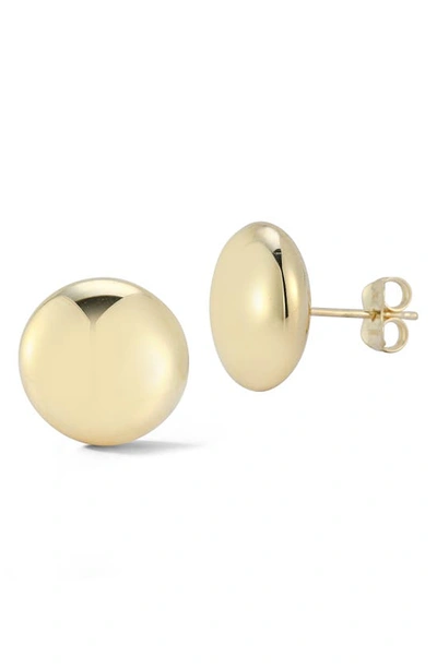 Ember Fine Jewelry 14k Yellow Gold Button Stud Earrings
