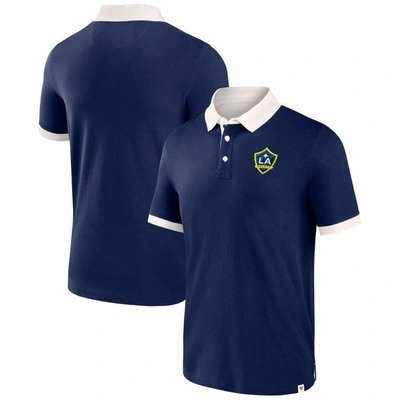 Fanatics Branded Navy La Galaxy Second Period Polo Shirt