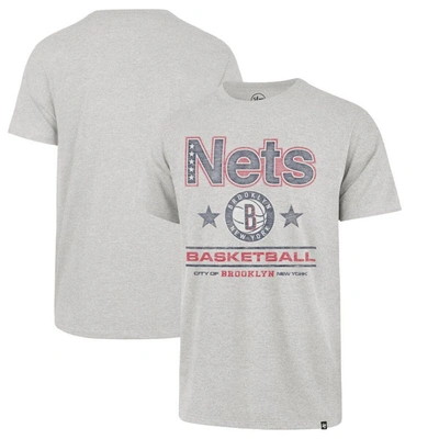47 ' Gray Brooklyn Nets 2021/22 City Edition Elements Franklin T-shirt