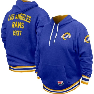 New Era Men's  Royal Los Angeles Rams Big And Tall Nfl Pullover Hoodie