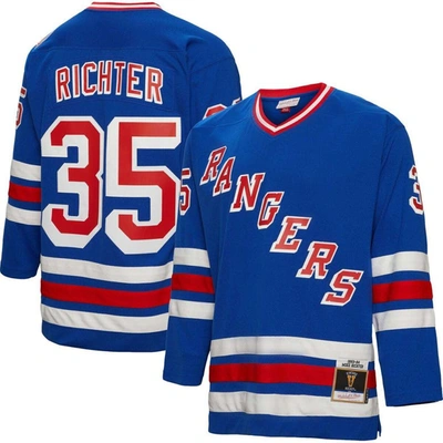 Mitchell & Ness Mike Richter Blue New York Rangers  1993/94 Blue Line Player Jersey