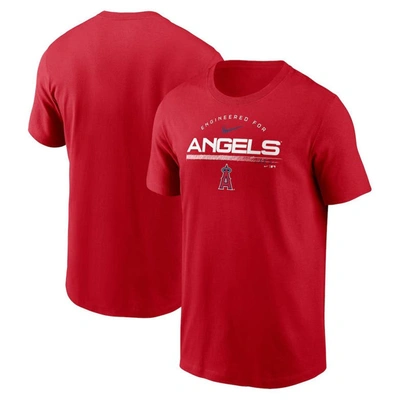 Nike Red Los Angeles Angels Team Engineered Performance T-shirt