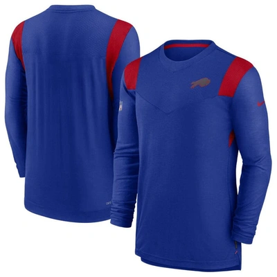 Nike Royal Buffalo Bills Sideline Tonal Logo Performance Player Long Sleeve T-shirt