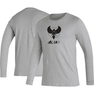Adidas Originals Adidas Heather Gray Lafc Icon Long Sleeve T-shirt