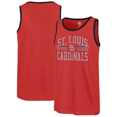 47 Brand '47 Red St. Louis Cardinals Winger Franklin Tank Top