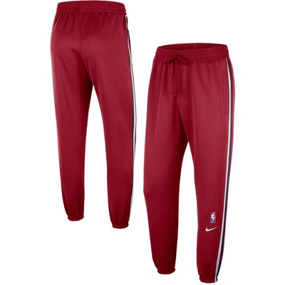 Nike Red Miami Heat 75th Anniversary Showtime On Court Performance Trousers