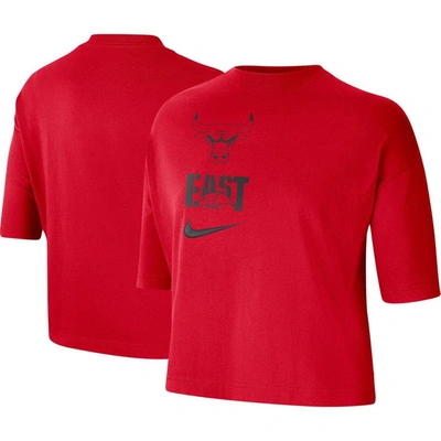Nike Red Chicago Bulls Essential Boxy T-shirt