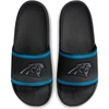 Nike Carolina Panthers Off-court Wordmark Slide Sandals In Grey