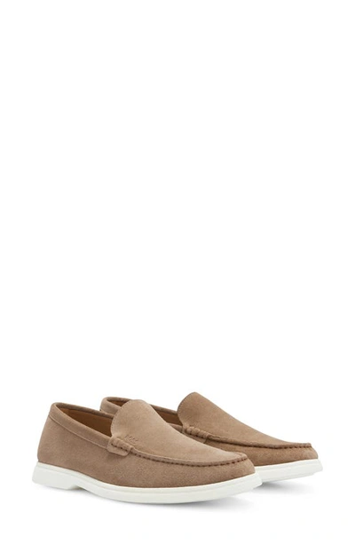 Hugo Boss Sienne Loafer In Medium Beige