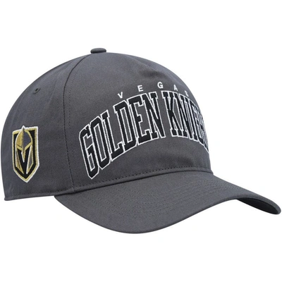 47 ' Charcoal Vegas Golden Knights Block Arch Hitch Snapback Hat