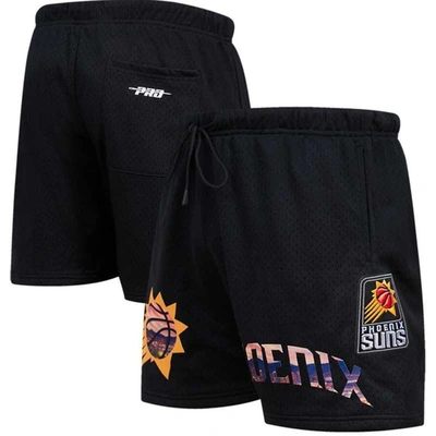 Pro Standard Black Phoenix Suns City Scape Mesh Shorts