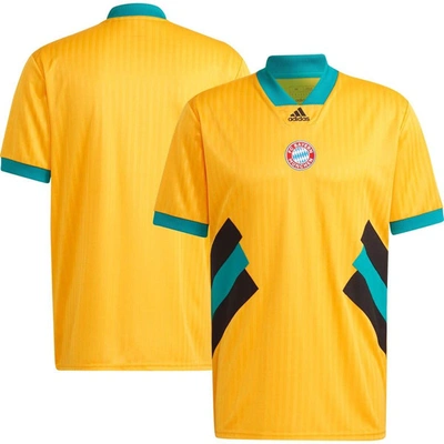 Adidas Originals Adidas Yellow Bayern Munich Football Icon Jersey