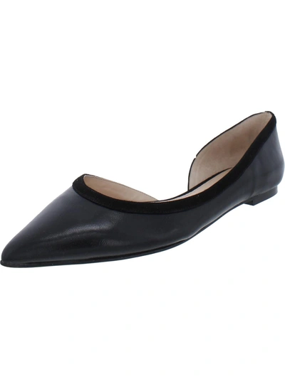 Sam Edelman Rena Womens Leather Slip On D'orsay In Black