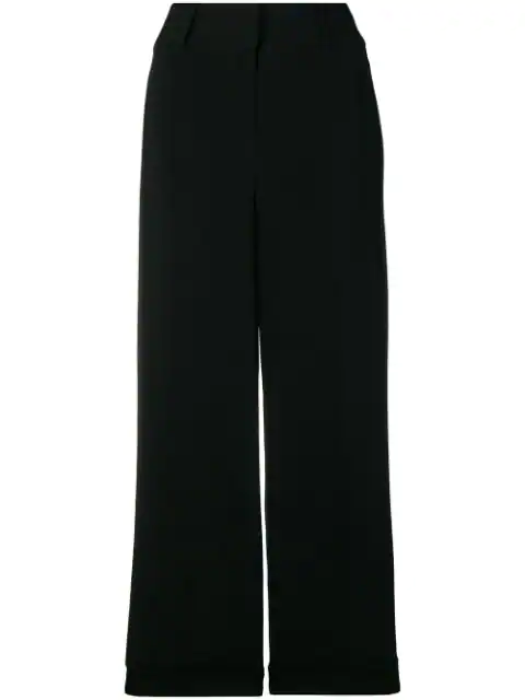 Diane Von Furstenberg High Waisted Culottes In Black | ModeSens