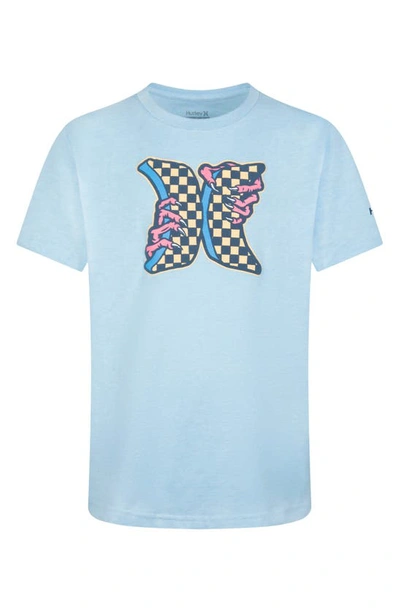 Hurley Kids' Iron Claws Graphic Tee In Blue Dream Heather