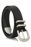 Joe's Leather Belt In Black