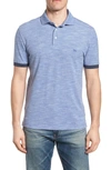 Rodd & Gunn Hampstead Contrast Trim Pique Polo In Stonewash