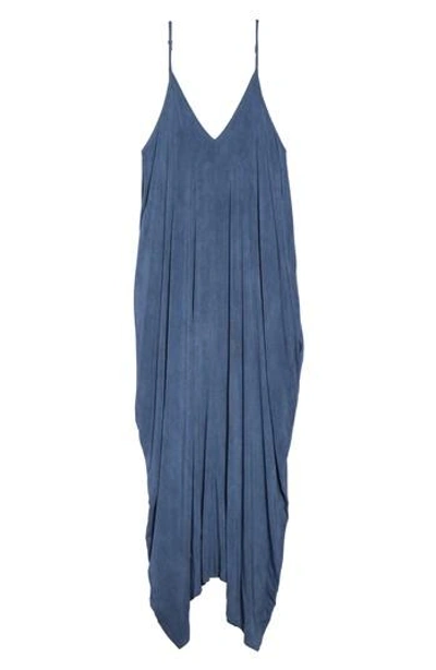 Elan Cover-up Maxi Dress In Indigo Blue