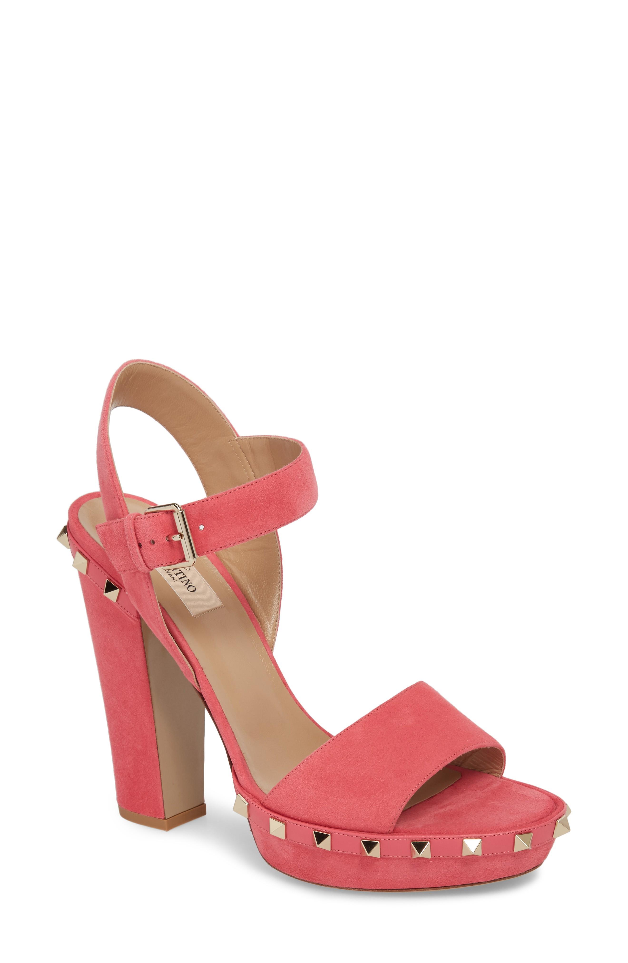 valentino pink platforms