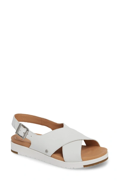 Ugg Kamile Sandal In White Leather ModeSens