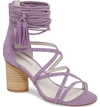Jeffrey Campbell 'despina' Strappy Sandal In Lilac Suede