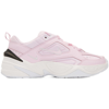 Nike M2k Tekno Leather And Neoprene Sneakers In Pink