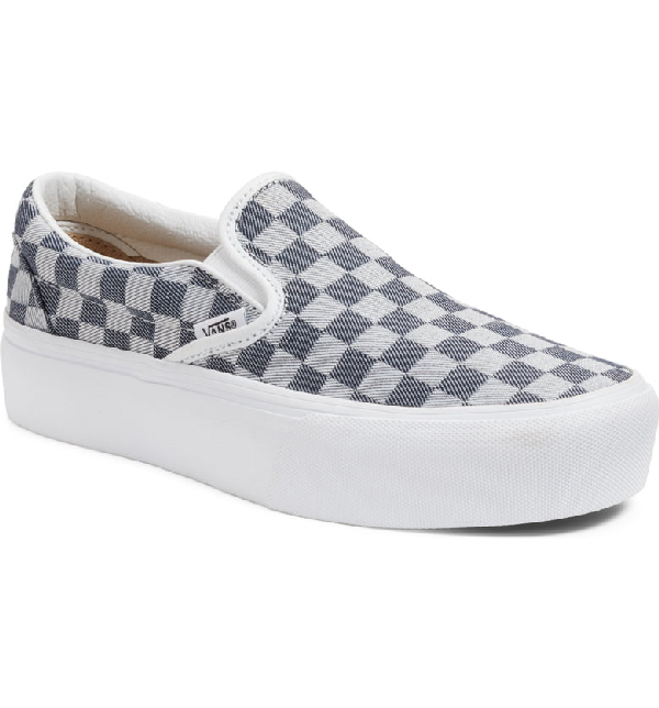 checkerboard vans platform