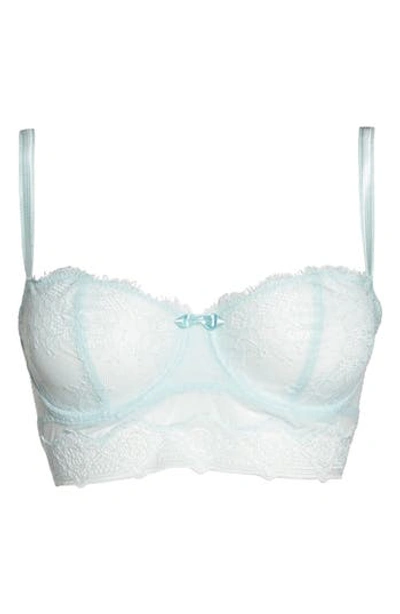 Passionata By Chantelle Blossom Underwire Bustier Bra In Peppermint