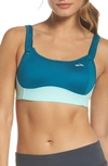 Brooks Fiona Sports Bra In Ocean/ Pool