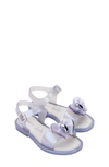 Melissa Kids' Girl's Bow Pvc Sandals, Baby/toddlers In Pearly Blue