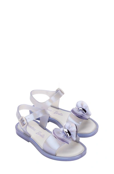 Melissa Kids' Girl's Bow Pvc Sandals, Baby/toddlers In Pearly Blue